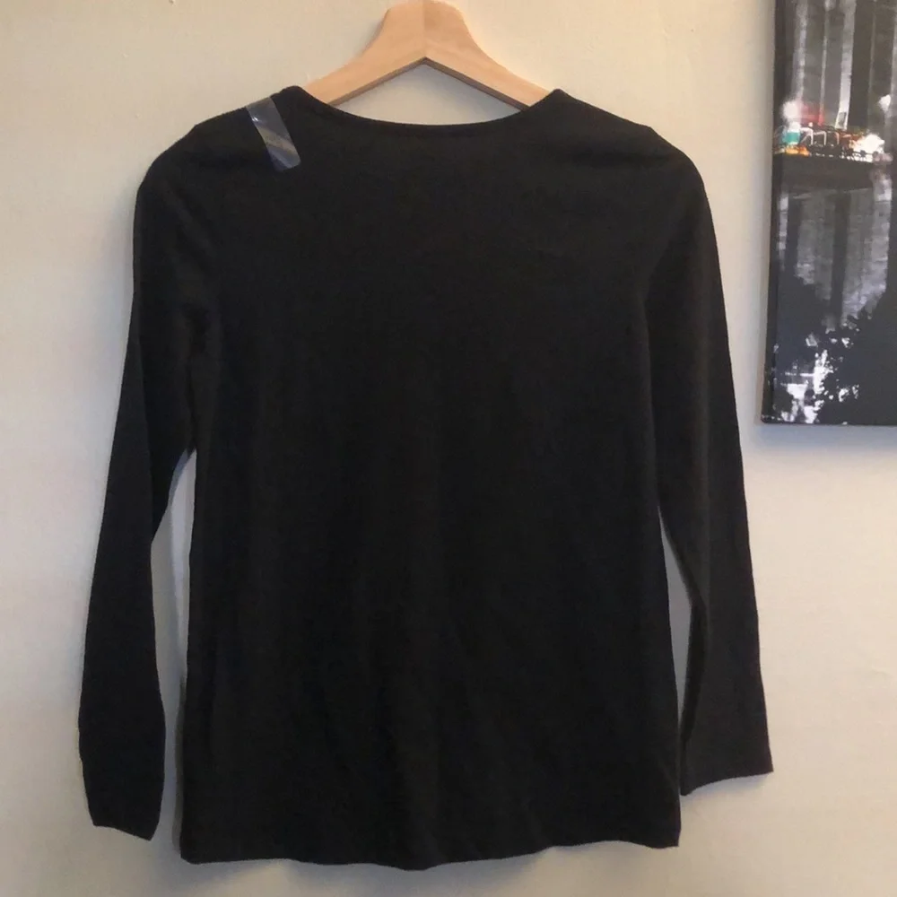 NWT Girl’s The Children’s Place Christmas Sequins Black Shirt w/ Unicorn & More - Picture 4 of 6